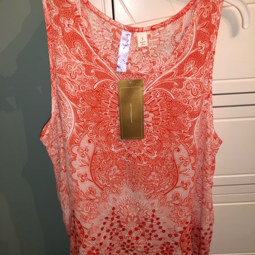 Orange Tank Top
